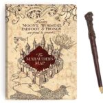 590731 large set penna e agenda mappa del malandrino harry potter