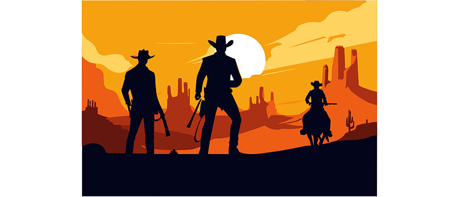 Ombre di frontiera come le armi del west rivivono tra palco e cinepresa